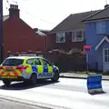 A police car blocks Victoria Road, The BSCC at The Black Horse, and an April Miscellany, Thorndon, Diss and Eye, Suffolk - 10th April 2014