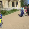 Isobel and Janet chat, A Trip to Audley End House, Saffron Walden, Essex - 16th April 2014