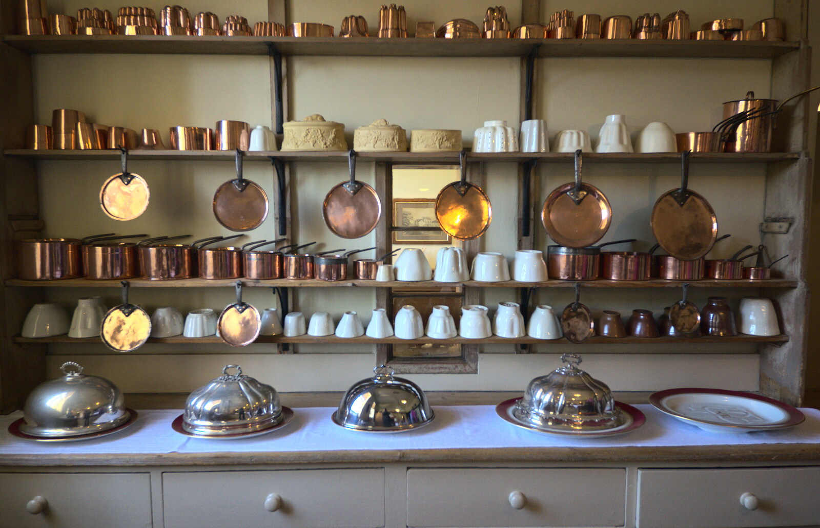 An impressive collection of copper from A Trip to Audley End House, Saffron Walden, Essex - 16th April 2014