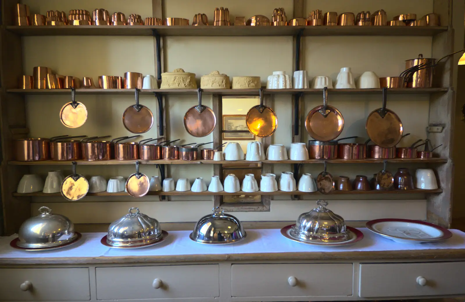 An impressive collection of copper, from A Trip to Audley End House, Saffron Walden, Essex - 16th April 2014