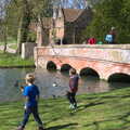Fred and Kane go to see the ducks, A Trip to Audley End House, Saffron Walden, Essex - 16th April 2014