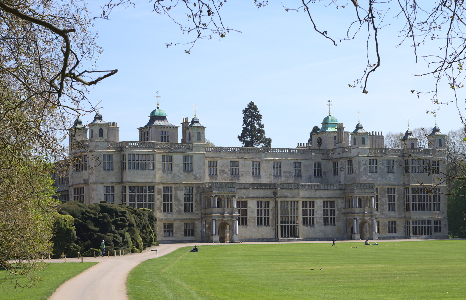 The front of Audley End from A Trip to Audley End House, Saffron Walden, Essex - 16th April 2014