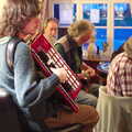 Some accordion action, The BSCC at the Cross Keys, and a Building Catch Up, Brome and Redgrave, Suffolk - 24th April 2014