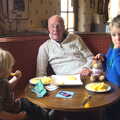 Grandad and the boys eat chips, The BSCC at the Cross Keys, and a Building Catch Up, Brome and Redgrave, Suffolk - 24th April 2014