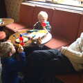 Fred, Harry and Grandad, The BSCC at the Cross Keys, and a Building Catch Up, Brome and Redgrave, Suffolk - 24th April 2014