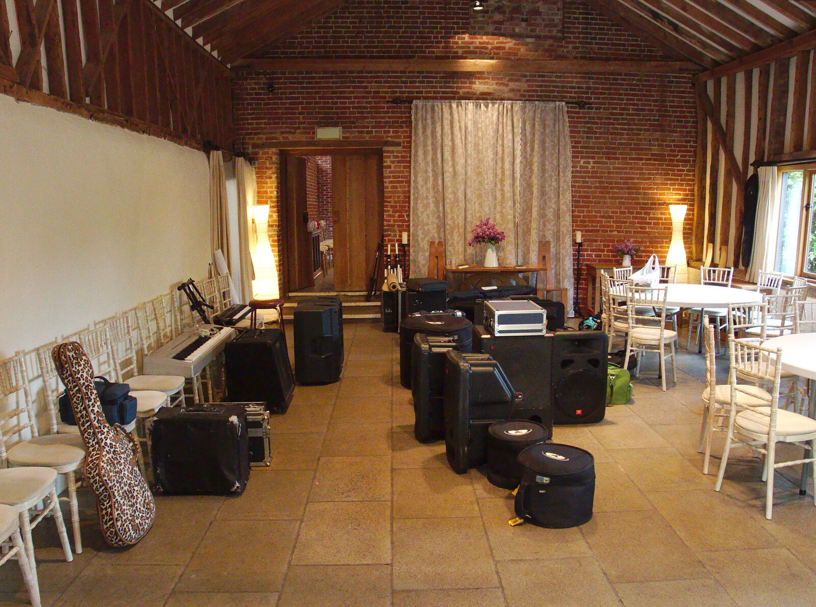The official green room from The BBs Play Haughley Park Barn, Haughley, Suffolk - 26th April 2014
