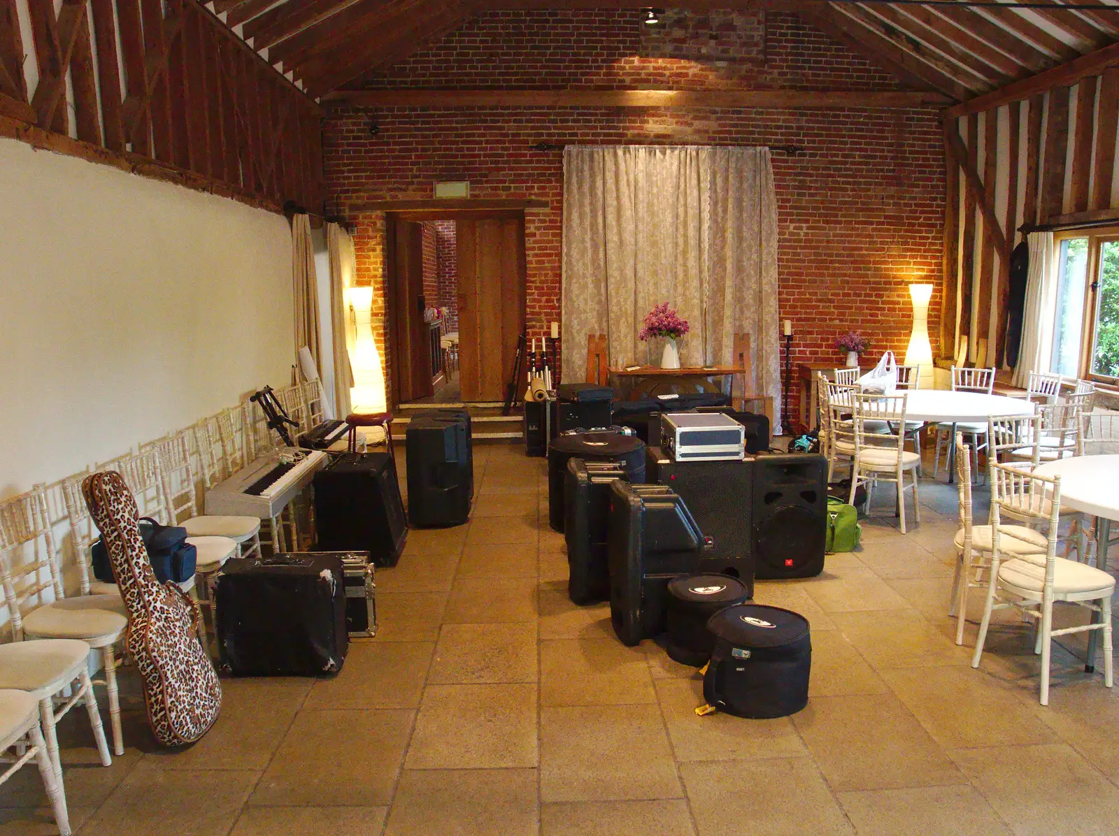 The official green room, from The BBs Play Haughley Park Barn, Haughley, Suffolk - 26th April 2014