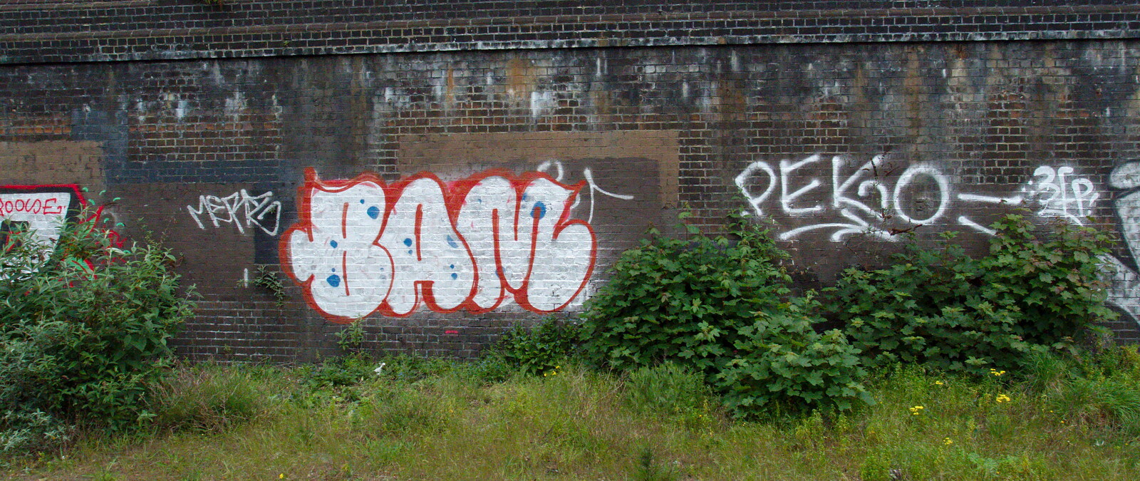 A big 'Bam' tag from Brantham Dereliction, and a SwiftKey Photoshoot, Suffolk and Southwark - 29th April 2014