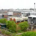 A Network Rail dude stands around, Brantham Dereliction, and a SwiftKey Photoshoot, Suffolk and Southwark - 29th April 2014