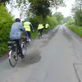 The cycle gang head off from Billingford, The BSCC at the Burston Crown, and the Oaksmere Re-opens, Brome, Suffolk - 1st May 2014