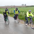 Alan and Spammy ride past, The BSCC at the Burston Crown, and the Oaksmere Re-opens, Brome, Suffolk - 1st May 2014