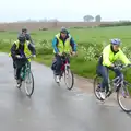 Alan and Spammy ride past, The BSCC at the Burston Crown, and the Oaksmere Re-opens, Brome, Suffolk - 1st May 2014