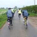 The gang on the Billingford back road, The BSCC at the Burston Crown, and the Oaksmere Re-opens, Brome, Suffolk - 1st May 2014