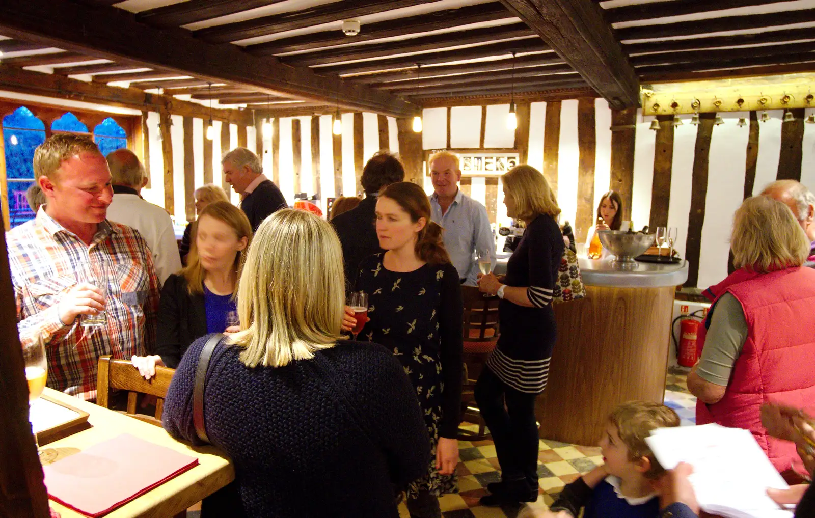 Isobel chats to Andrew and Kelly, from The BSCC at the Burston Crown, and the Oaksmere Re-opens, Brome, Suffolk - 1st May 2014