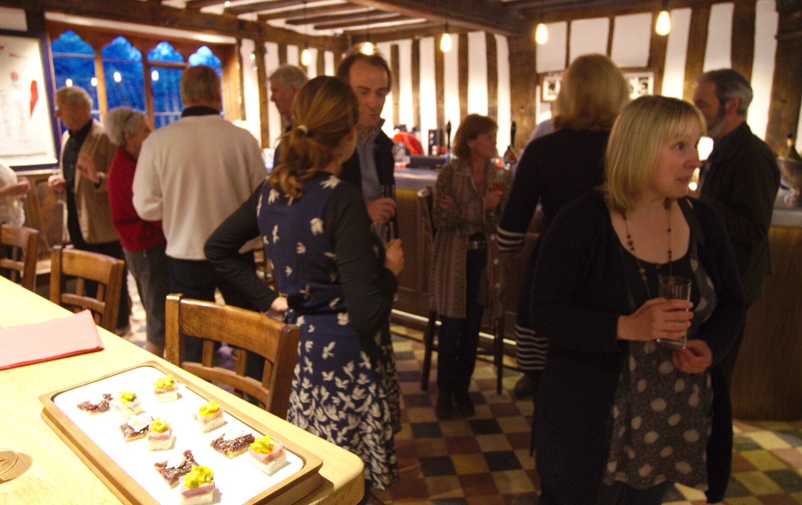 Canapes in the Oaksmere bar from The BSCC at the Burston Crown, and the Oaksmere Re-opens, Brome, Suffolk - 1st May 2014