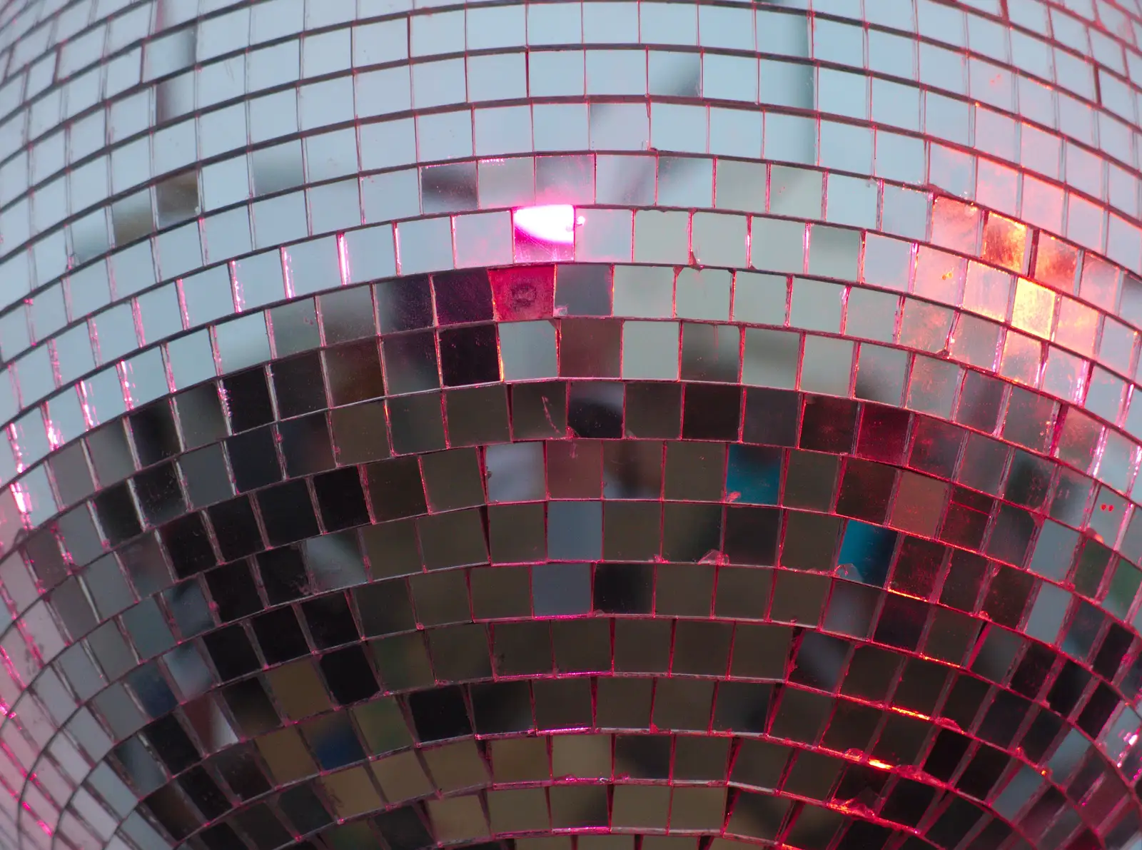 The pub's optimistic disco ball, from BBs' Coldest Gig and a Wavy Barbeque, Botesdale and Stuston, Suffolk, 3rd May 2014