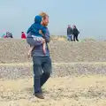 Wavy brings Harry down to the beach, Life's A Windy Beach, Walberswick, Suffolk - 5th May 2014