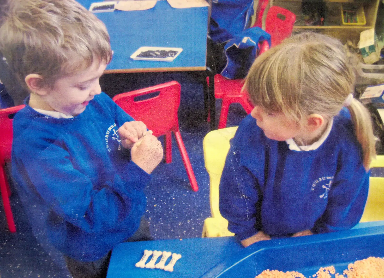 There's a random photo from Fred's primary days, from A May Miscellany, London - 8th May 2014