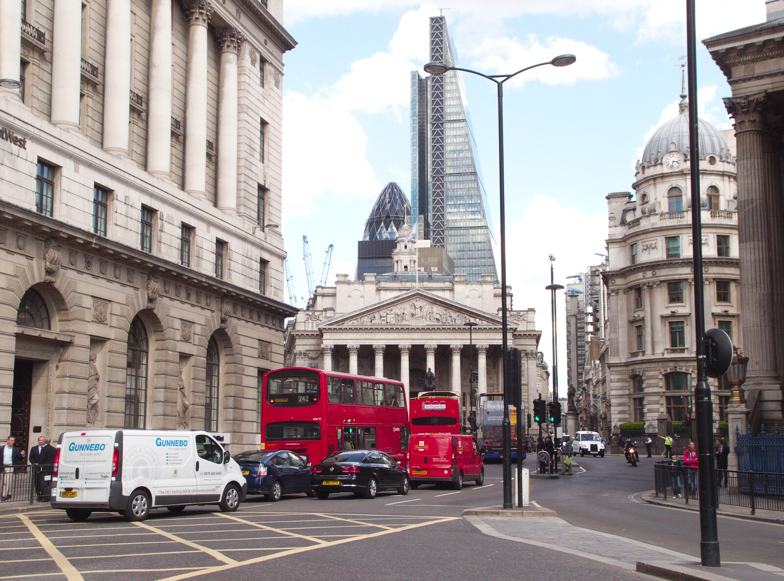 The Cheese Grater and Royal Exchange from A May Miscellany, London - 8th May 2014