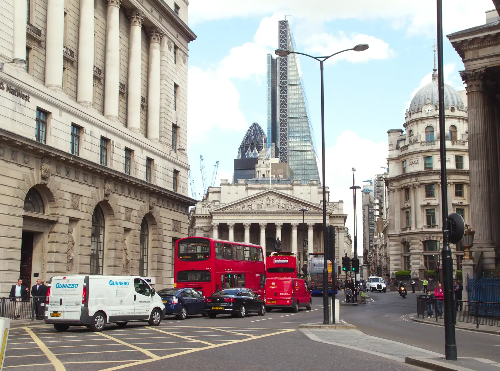 The Cheese Grater and Royal Exchange, from A May Miscellany, London - 8th May 2014