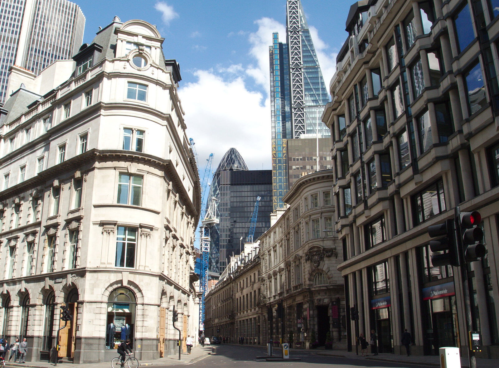 Old Broad Street and Threadneedle Street from A May Miscellany, London - 8th May 2014