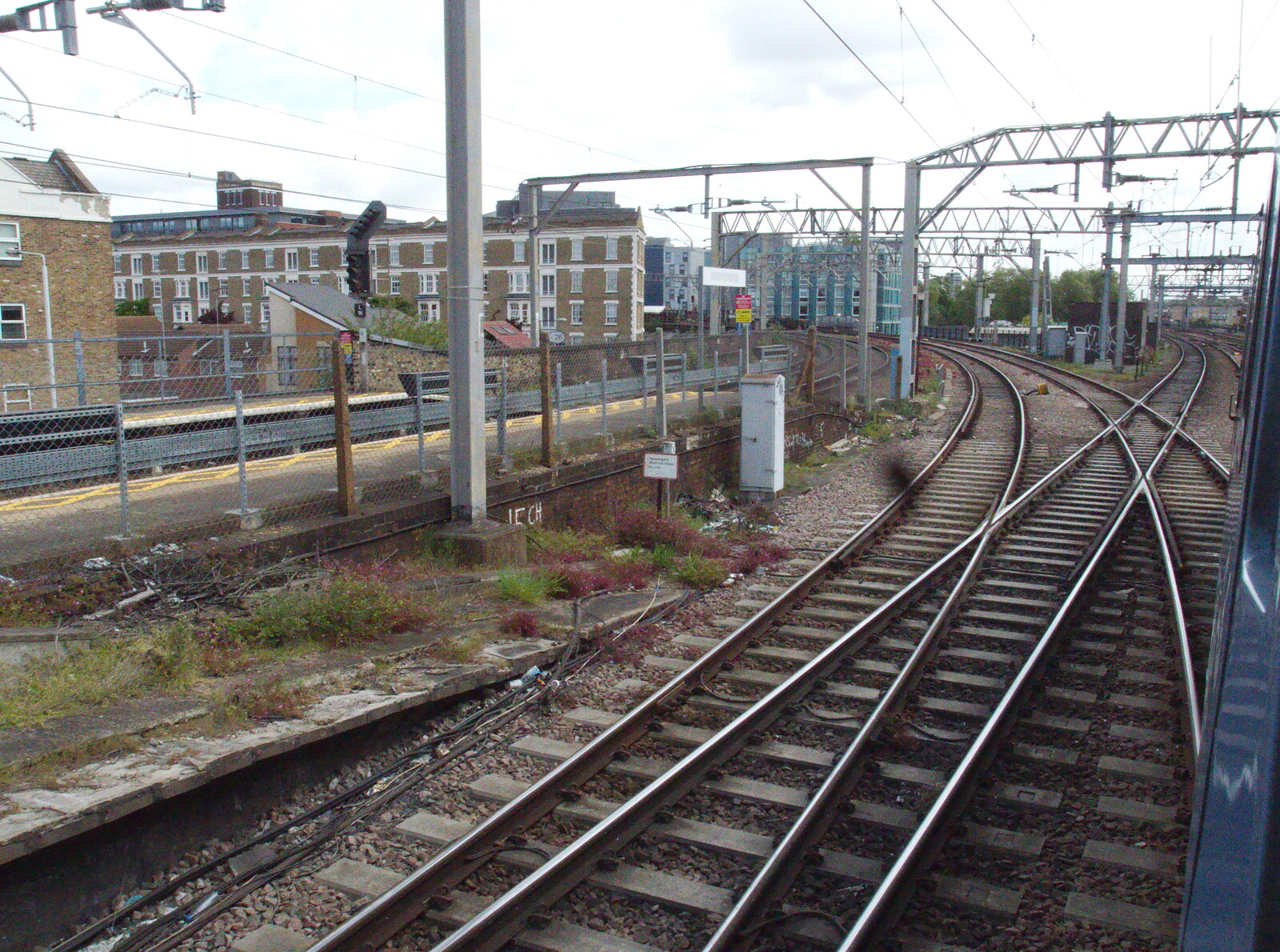 Bethnal Junction on the railway from A May Miscellany, London - 8th May 2014