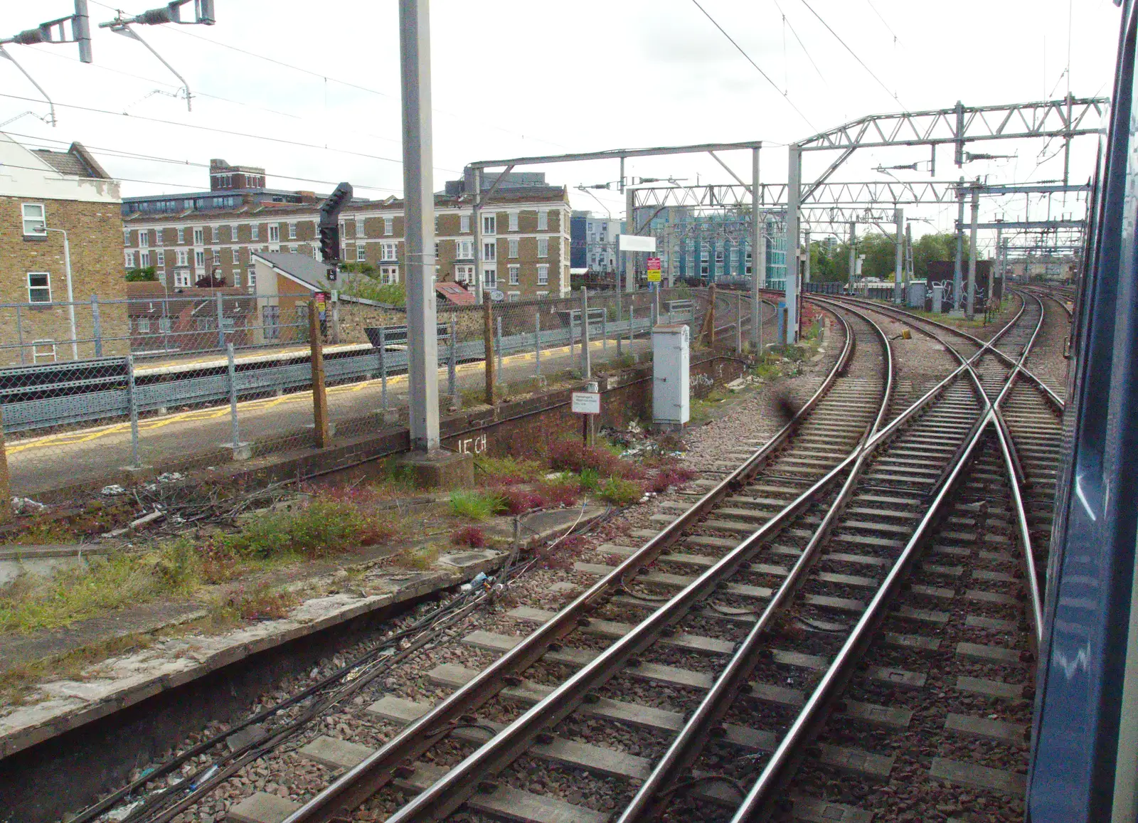 Bethnal Junction on the railway, from A May Miscellany, London - 8th May 2014