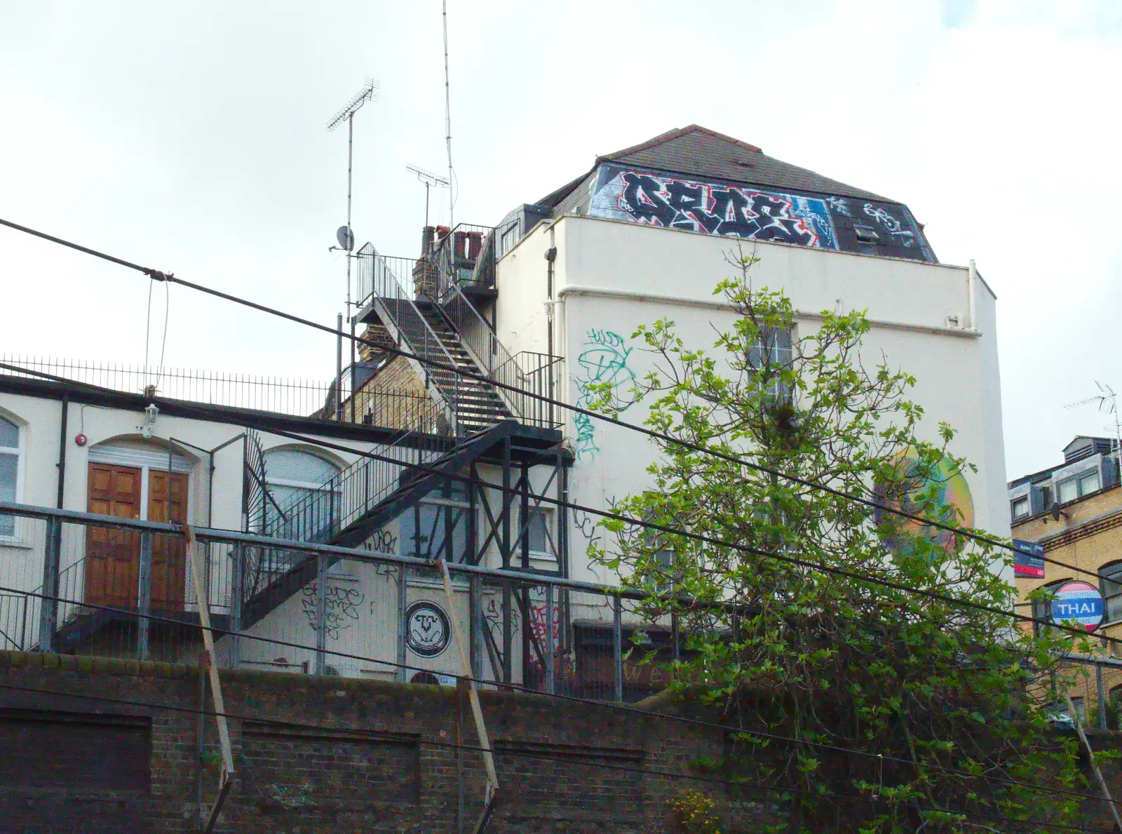 Building on Brick Lane, from A May Miscellany, London - 8th May 2014