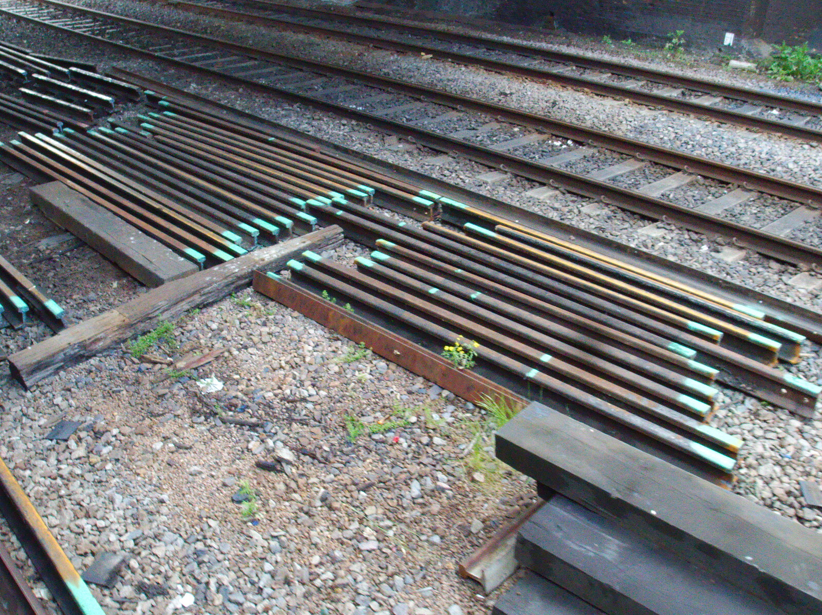 More slices of track by the railway line from A May Miscellany, London - 8th May 2014