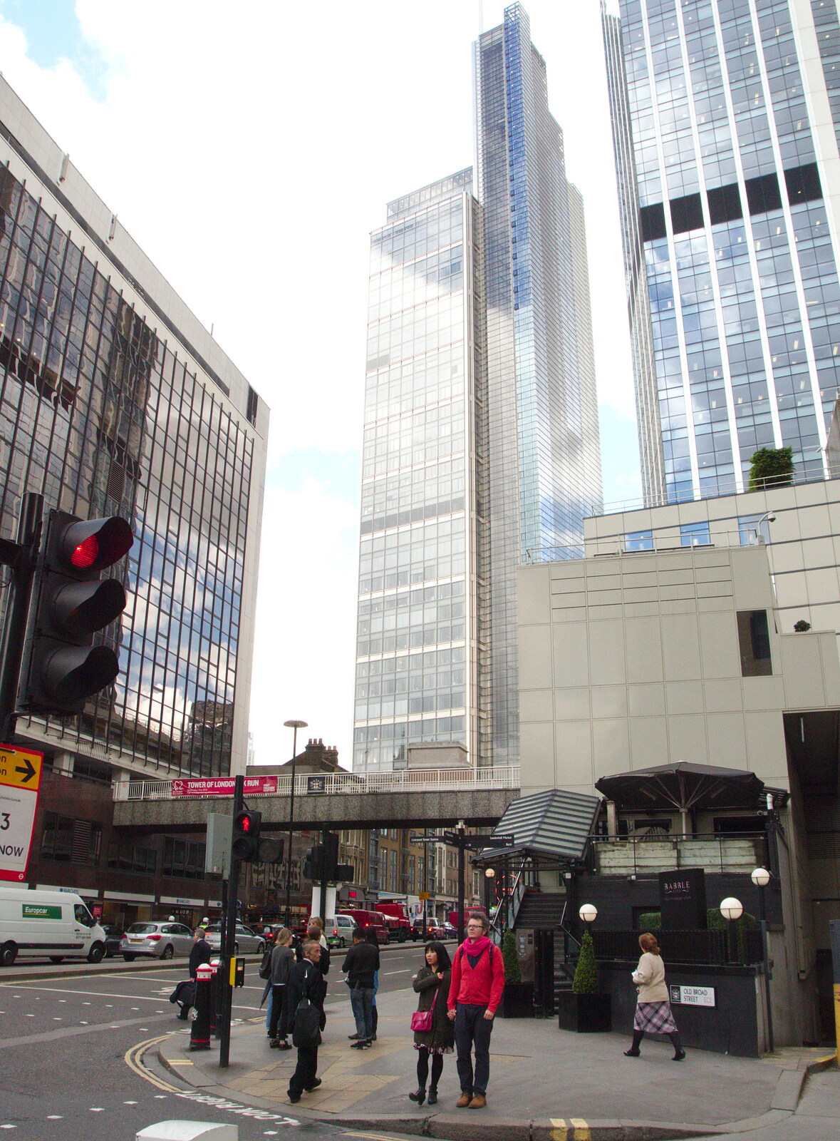 The Heron Building and London Wall from A May Miscellany, London - 8th May 2014