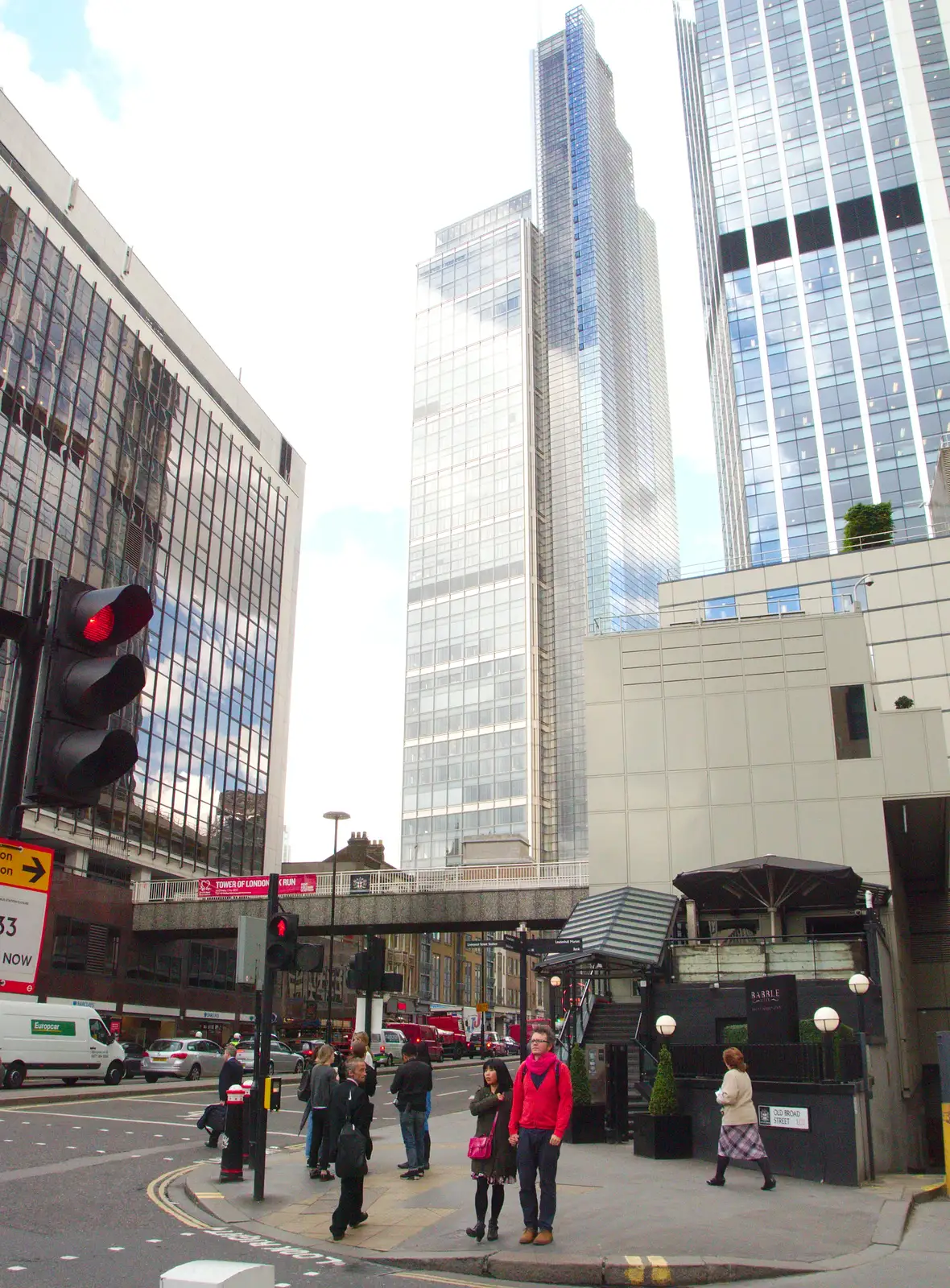 The Heron Building and London Wall, from A May Miscellany, London - 8th May 2014