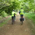 There's a spot of off-roading through the woods, A Return to Bedford: the BSCC Annual Weekend Away, Shefford, Bedfordshire - 10th May 2014