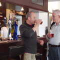DH chats to a local, A Return to Bedford: the BSCC Annual Weekend Away, Shefford, Bedfordshire - 10th May 2014
