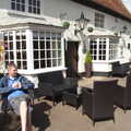 The Boy Phil sits in the sun, A Return to Bedford: the BSCC Annual Weekend Away, Shefford, Bedfordshire - 10th May 2014