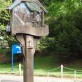 The Old Warden village sign, A Return to Bedford: the BSCC Annual Weekend Away, Shefford, Bedfordshire - 10th May 2014