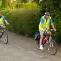 Colin and Alan arrive a few minutes later, The BSCC at The Crown, Bedfield, Suffolk - 15th May 2014