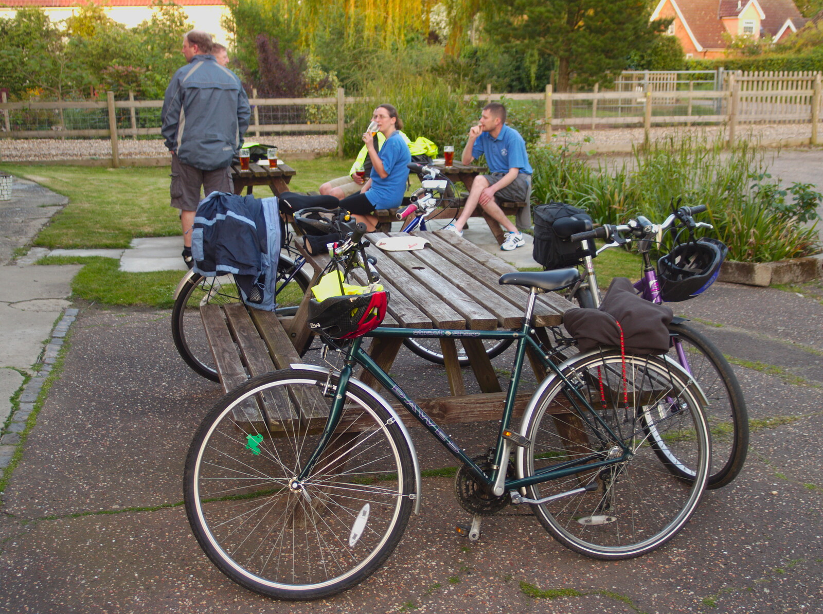 A pile of bikes from The BSCC at The Crown, Bedfield, Suffolk - 15th May 2014
