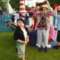 The boys are dressed as pirates, A Family Fun Day on the Park, Diss, Norfolk - 16th May 2014