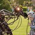 The robot horse is like a Gerald Scarfe nightmare, A Family Fun Day on the Park, Diss, Norfolk - 16th May 2014