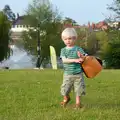 Harry carries a bag around, A Family Fun Day on the Park, Diss, Norfolk - 16th May 2014