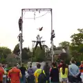 High-wire jumping, A Family Fun Day on the Park, Diss, Norfolk - 16th May 2014