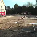 A new sunken patio is constructed, Thornham Four Horseshoes, and the Oaksmere, Brome, Suffolk - 17th May 2014