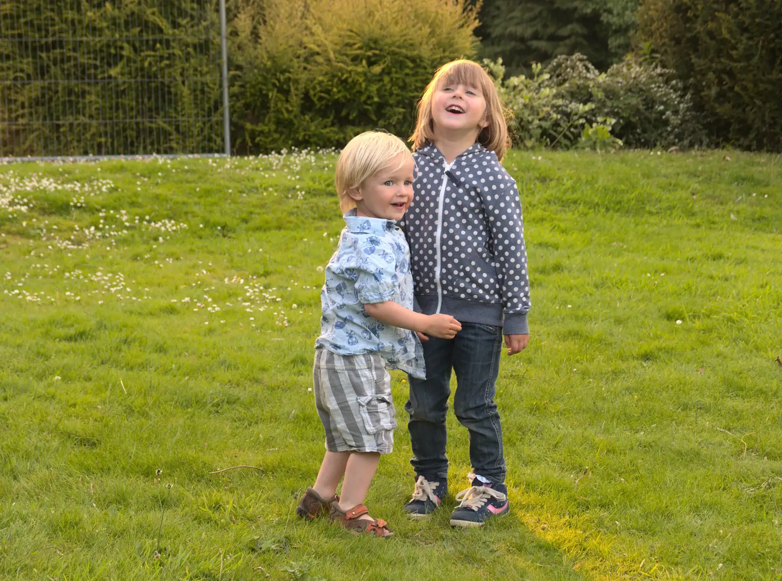 Harry and Sophie, from Thornham Four Horseshoes, and the Oaksmere, Brome, Suffolk - 17th May 2014