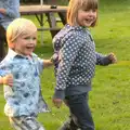 Harry runs after Sophie, Thornham Four Horseshoes, and the Oaksmere, Brome, Suffolk - 17th May 2014