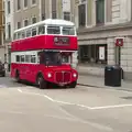 There's an old Routemaster bus on Cannon Street, The BBs Play Scrabble at Wingfield Barns, Wingfield, Suffolk - 24th May 2014