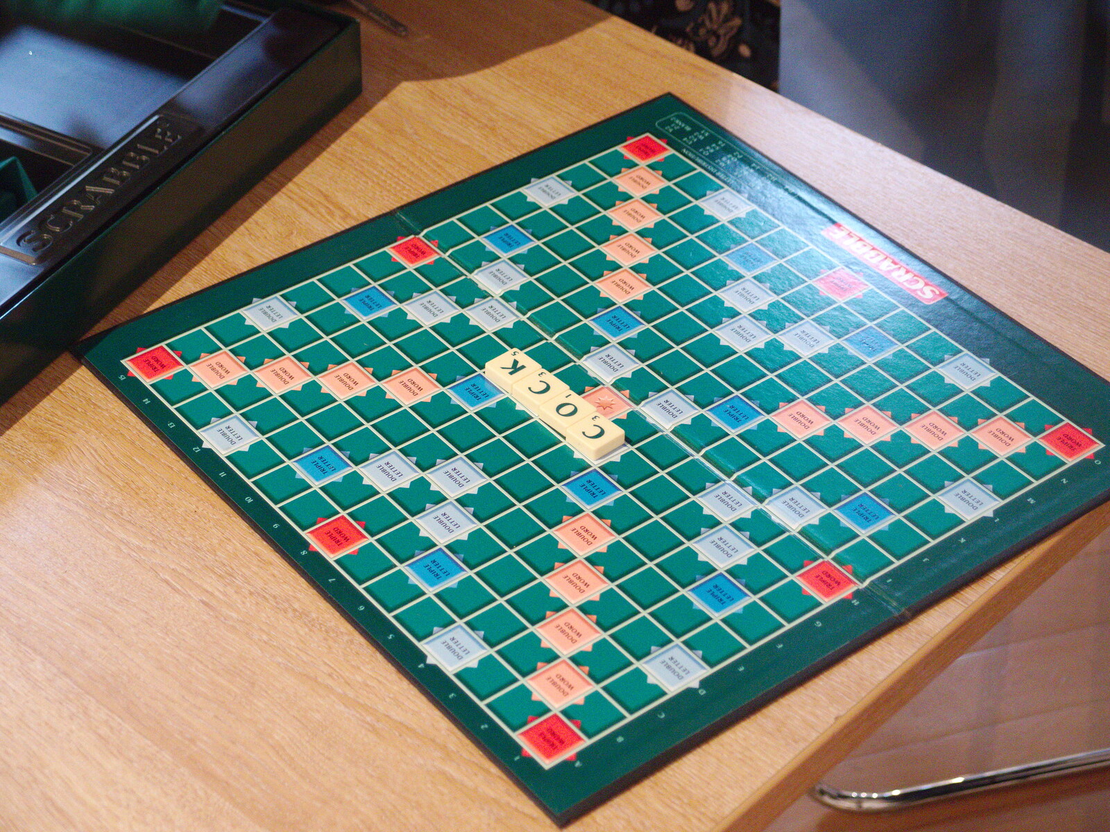 We start as we mean to go on from The BBs Play Scrabble at Wingfield Barns, Wingfield, Suffolk - 24th May 2014