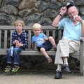 A Birthday Trip to the Zoo, Banham, Norfolk - 26th May 2014, The boys have a bit of a sit down