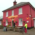 The Boy Phil and Isobel outside the Six Bells, The BSCC at the Railway Tavern, Mellis, Suffolk - 28th May 2014