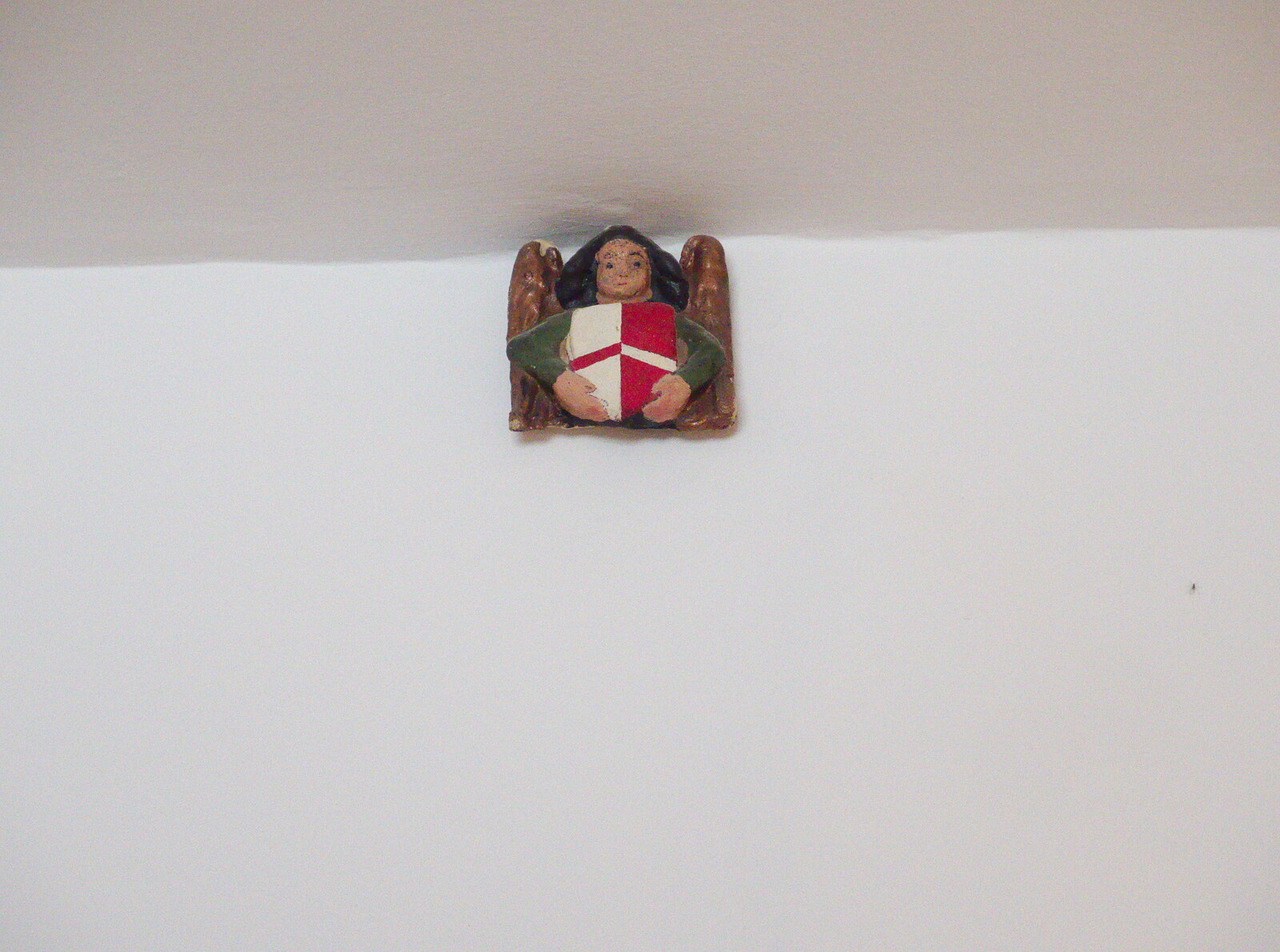 One of many small reliefs on the bar ceiling from Sis and Matt Visit, Suffolk and Norfolk - 31st May 2014