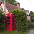 The BSCC at the Victoria, Earl Soham, Suffolk - 5th June 2014, Red K6 phone box in Kenton